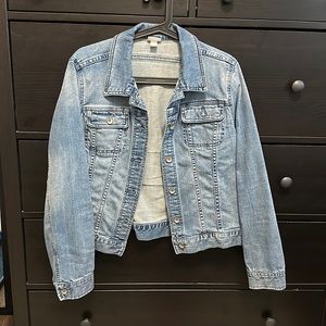 Blue denim Merona jacket, sized large